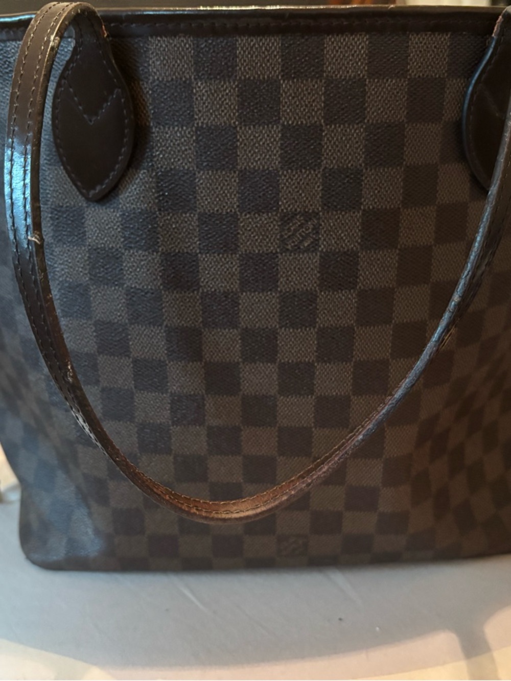 Louis Vuitton Neverfull MM Damier Ebene | Authentic-overall good used condition - Picture 3 of 16